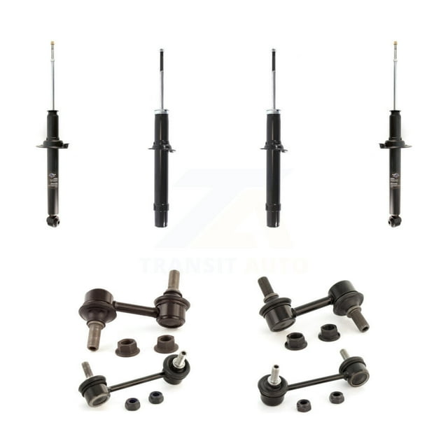 Transit Auto Front Rear suspension Strut & TOR sway Bar Link Kit (8Pc) for Car 2007-2008 Acura TL - Left Right Side (Driver Passenger) KSS-108158