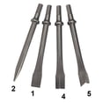 thumbnail image 6 of 5Pcs 175mm Steel Hexagonal Shank Heavy Duty Air Hammer Chisel for Removing Bolts E1323, 6 of 8