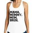 thumbnail image 2 of Mama Mommy Mom Bruh Tank Top Fitted Racerback Women's Small Heather Grey, 2 of 5
