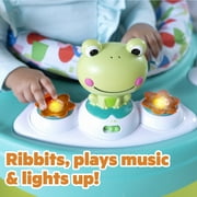 Bright Starts Bounce Bounce Baby 2-in-1 Activity Center Jumper & Table, Playful Pond, Green, Ages 6 Months and Up