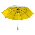 thumbnail image 2 of Sun Tek 68" UV Protection Wind Cheater Vented Canopy Umbrella (Silver/Yellow), 2 of 5