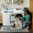 thumbnail image 6 of My Magic Carpet 3'x5' Machine Washable Non-Slip Kitchen Entryway Area Rug - Shary Coffee Brown, 6 of 6