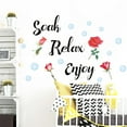 thumbnail image 3 of Cateissary Pegatinas Calcomanías de letras Papel tapiz Extraíble DIY Peel and Stick Etiqueta de la pared Dormitorio Sala de estar Aula Decoración del hogar, 3 of 6