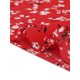 thumbnail image 5 of Vestido Floral Por Encima de la Rodilla Allegra K cintura Elástica cuello cuadrado Mangas Abullonadas Rojo M, 5 of 5