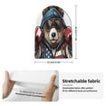thumbnail image 2 of Gaeub Patriotic Boxing Bear Art Print Unisex Knitted Hat,Warm Winter Beanie,Unisex Fashion Knit Cuffed Cap,Ski Hat for Men and Women, 2 of 6