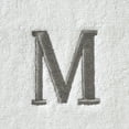 thumbnail image 3 of SKL Home Casual Monogram Bath Towel, "M", White, 3 of 6