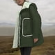 thumbnail image 1 of HongQid Womens Quilted Puffer Jacket Hooded Long Sleeve Zip Up Winter Coat Lightweight Warm Jackets with Pockets, 1 of 4