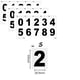 thumbnail image 1 of 4 pulgadas C 3pc Nanofilm Calcomanía de Licencia, Calcomanía de Número Reflectante Invisible Digital, Placas de Licencia Desvanecidas, Calcomanías de Número Reflectante - Negro, 1 of 3