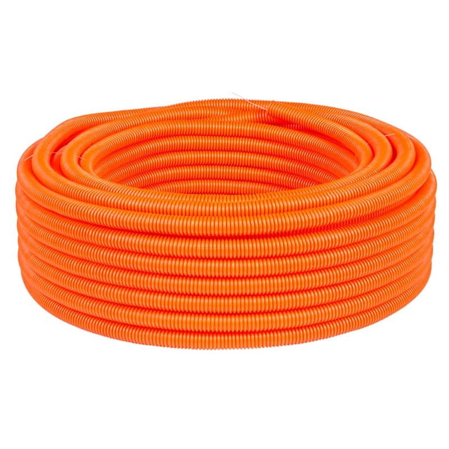 Poliducto corrugado con guía de nylon 1/2" Iusa rollo 100 m