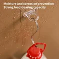 thumbnail image 5 of Ganchos autoadhesivos multiusos, ganchos redondos montados en la pared, estante de almacenamiento sin perforaciones para cocina y baño, 1-10 Uds., 5 of 5