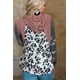 thumbnail image 3 of ABPHQTO Sudadera con capucha de manga larga tejida con empalme de camuflaje de leopardo para mujer, 3 of 5