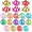 Candy, variant on 18" Round Candy Themed Aluminum Foil Mylar Balloon Party Decorations