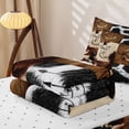 thumbnail image 5 of Homewish Rustic Cowhide Print Zipper Twin Comforter Sets with Fitted Sheet and 2 Pillowcases,Western Cowboy Texas Stars Zipper Bedding Set For Men Adults,Reversible,4 Pieces, 5 of 7