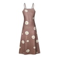 thumbnail image 4 of Birdeem Robe Longue Maxi Décontractée Aguichant pour Femmes, Mode Vacances Été, Sans Manches, Imprimée, Col en V, 4 of 7