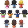 thumbnail image 4 of Fisher-Price Little People Neighborhood Figures 10-Piece Toddler Toy Set for Pretend Play, 4 of 6