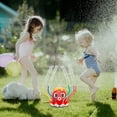 thumbnail image 6 of KORIMEFA Outdoor Water Sprinkler for Kids&Toddlers, Summer Backyard Lawn Spray Toys with 8 Wiggle Tubes, Attaches to Garden Hose Splashing Fun Toys for  3-12 Year Old Kids Gifts（Red）, 6 of 10