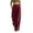Red, variant on Oksale High Waisted Cargo Pants for Women Trendy Tall Straight Leg Pull On Pants with Multi Pockets Cozy Cotton Linen Pants Navy S