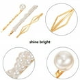 thumbnail image 3 of 17 piezas de pinzas para el cabello, horquillas geométricas para el cabello, horquilla de Metal, joyería para el cabello, pinzas para el cabello, accesorios para niñas, mujeres, bodas, fiestas Vhermosa ZJWJ658, 3 of 7