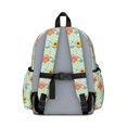 thumbnail image 3 of Pioneer Flower Floral Print Pattern Cute School Backpack with Padded Back and Adjustable Shoulder Straps 13.4"x11"x4.7", 3 of 5