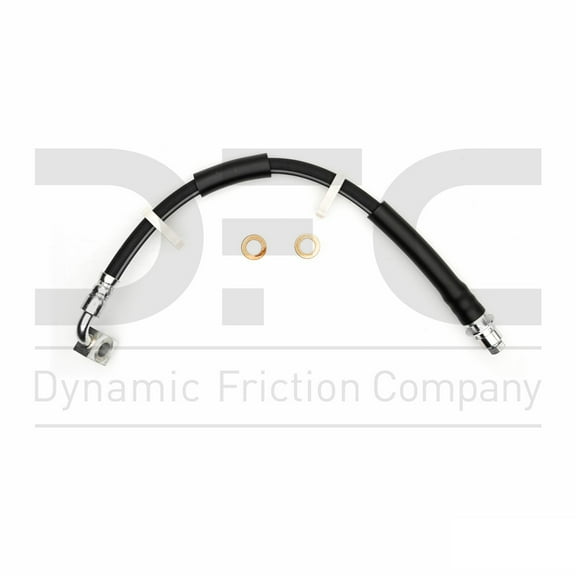 Front Left Dynamic Friction Company Brake Line Hose 350-42069 For 2007-2011 Dodge Nitro, 2008-2012 Jeep Liberty