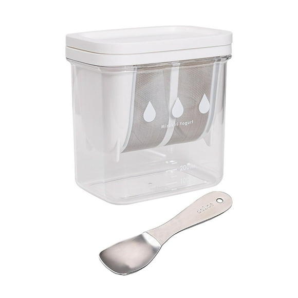 Greek Yogurt Strainer, Yogurt Filter Strainer, Food Strainer, Fine Mesh Strainer and Spoon