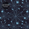 thumbnail image 5 of Shower Curtain, halloween blue spiderweb cobweb Waterproof Fabric Plastic Shower Curtain, Drying Fast Bathroom Curtain with 9 Buttonholes, Ruffle Shower Curtain 60x72in, 5 of 8