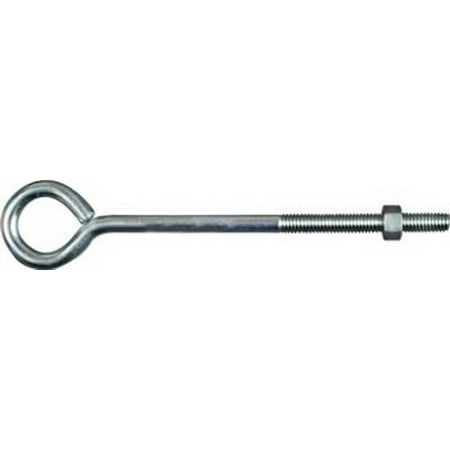

National 3/8 x 8 Zinc Eye Bolt 160 LB Load Capacity Bulk