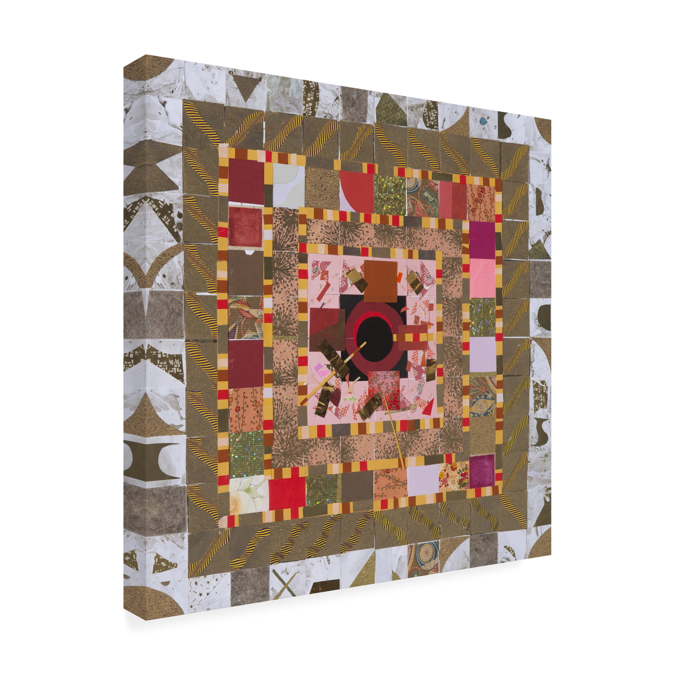 Trademark Fine Art Pamela Fingado  Labrynth Canvas Wall Art