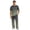 Dark Gray, variant on Dwelliawo Pajama Set Men Comfy Sleepwear Short Sleeve Pjs Set Soft 2 Piece Lounge Set Cozy Nightwear with Pockets Royal Blue S