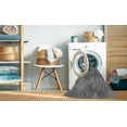 thumbnail image 2 of Ahgly Company Machine Washable Indoor Square Transitional Ash Gray Area Rugs, 3' Square, 2 of 7