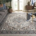 thumbnail image 2 of SAFAVIEH Lyndhurst Idella Floral Area Rug, Cream/Beige, 7' x 7' Square, 2 of 11
