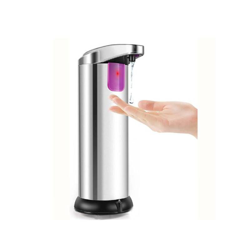 Automatic Soap Dispenser Stainless Visible Touchless Handsfree IR Sensor 280ml 