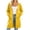 Yellow, variant on UOCUFY Long Hoodies for Women Zip Up Fleece Jacket Soft Long Sleeve Hooded Oversized Sweatshirt Winter Coat with Pockets Yellow,Size M