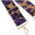 thumbnail image 3 of LAICAIW Wide Shoulder Strap Adjustable Replacement Belt Guitar Style Crossbody Bag Handbag Strap Multicolor Canvas Straps(wide:1.97"(5CM)) (Leopard12), 3 of 5