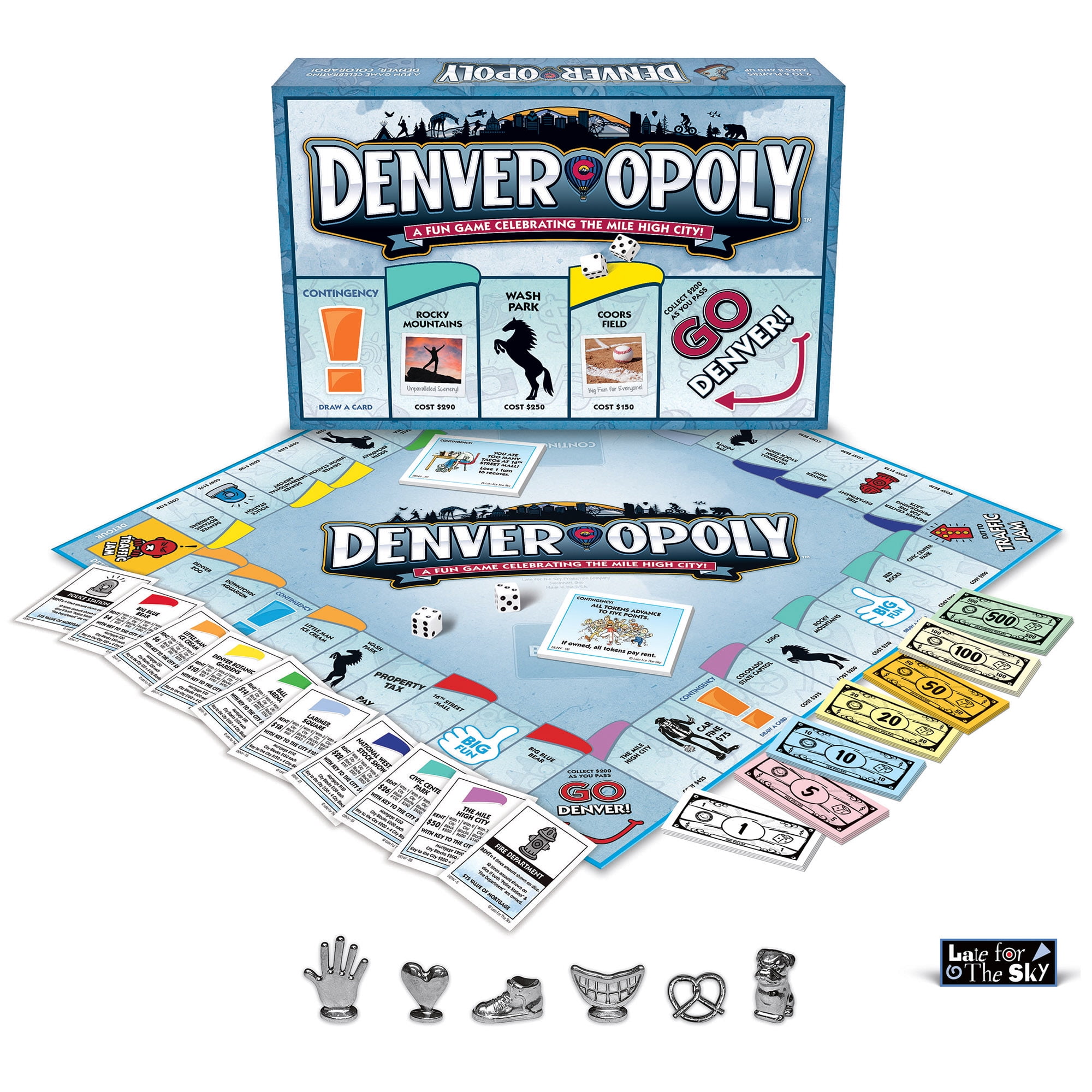 Denver-Opoly City Themed Family Board Game, 2-6 Players