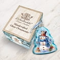 thumbnail image 4 of Cheerful Snowman Mercury Glass Ornaments by G. Debrekht - Christmas Santa Snowman Decor - 776022, 4 of 6