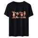 thumbnail image 4 of Tops Para Mujer Salir Tops Moda Casual Verano Cuello Redondo Ocio Manga Corta Impresión de Acción de Gracias Odeerbi  ODB150655, 4 of 6