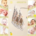 thumbnail image 3 of Dreamtimes 3 PCS Cute Snail Leaves Baby Muslin Washcloths, Autumn is Calling Face Towel Burp Cloths Ultra Soft Absorbent Cotton Bath Wipes Towels for Newborn Boys Girls, 3 of 7