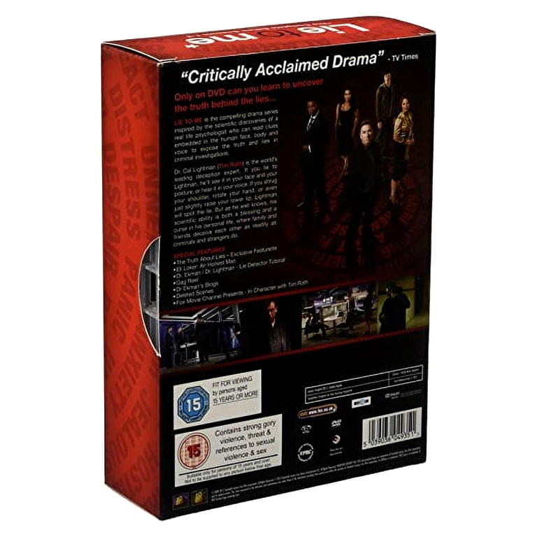 Lie to Me - Complete Season 1-3 DVD - Walmart.com
