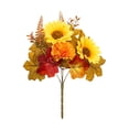 thumbnail image 2 of Roiihwy Artificial Halloween Fall Flowers, Fall Thanksgiving Fake Flowers Bunches, UV Resistant Fall Decorations for Home Porch Garden Wedding Party Office Indoor, 2 of 6