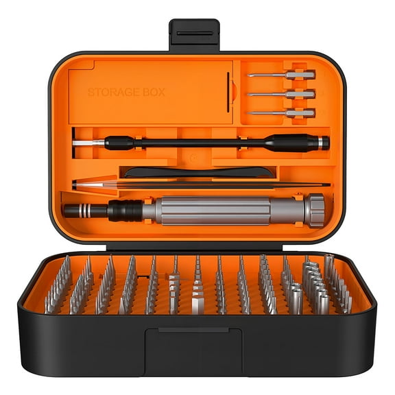 150-Piece Precision Screwdriver Set with Magnetic Case, S2 Steel Bits, Flexible Shaft, Aluminum Handle – Electronics Repair Tool Kit for Phones, Laptops, Watches, Cameras, and DIY Electroni