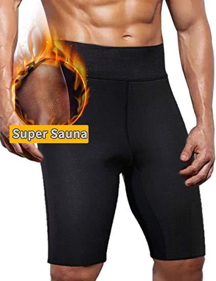 Unisex Sports Shorts Sweat Sauna Suit Athletics Weight Loss Slimming Shorts