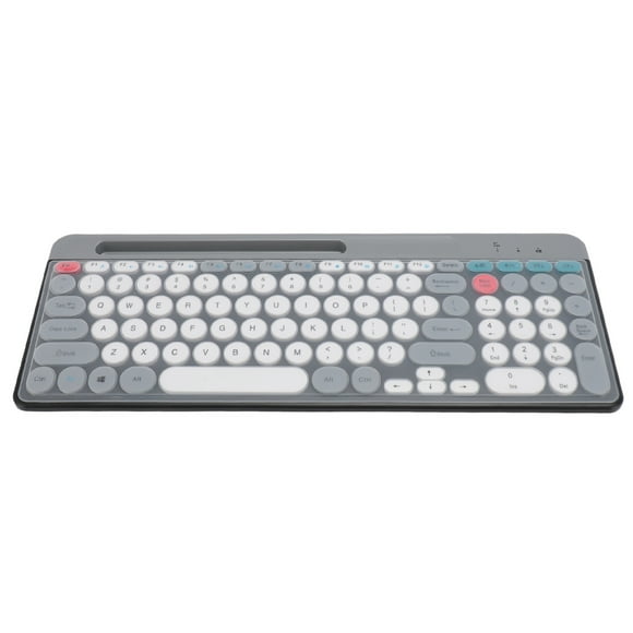 Keyboard and Mouse, DPI 1000 1200 1600 100 Keys Keyboard 13 Hotkey Functions Vintage Keyboard Mouse Wireless for Phone for