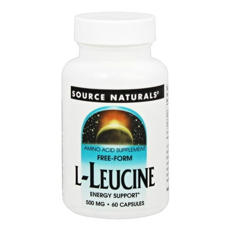 Source Naturals - L-Leucine 500 mg. - 60 Capsules