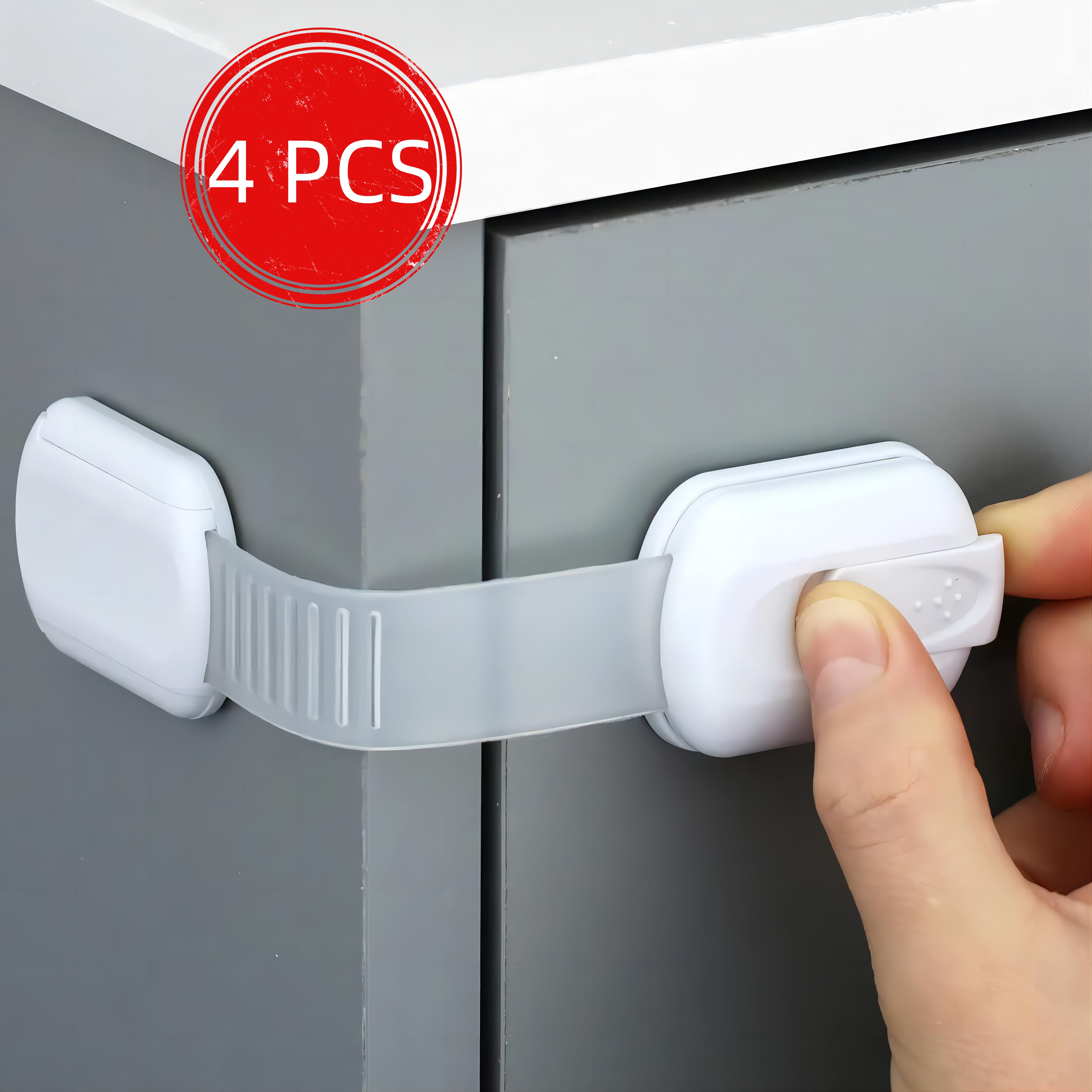 Mittory 4pcs Invisible Baby Safety Magnetic Cabinet Lock Child