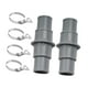 thumbnail image 5 of 2 conectores de manguera para piscina, a prueba de fugas y de alta resistencia para piscinas elevadas. Gris, 5 of 9