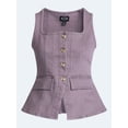 thumbnail image 5 of Scoop Women's and Women's Plus Denim Corset Top, Sizes XS-4X, 5 of 5