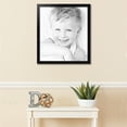 thumbnail image 3 of ArtToFrames 23" x 26" Satin Black Double Step Lip Picture Frame, 23x26 inch Black Wood Poster Frame (WOM-1418), 3 of 7