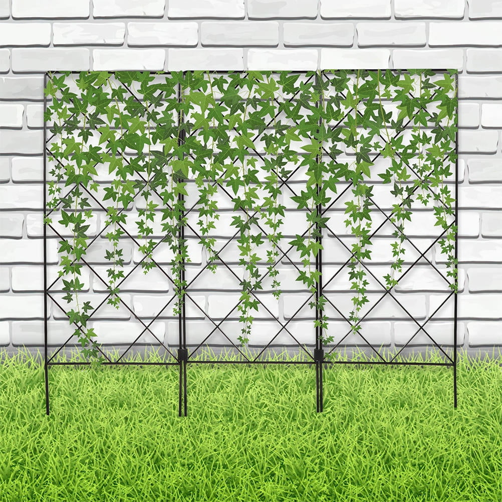 HOMEMAXS  5 Pcs Gardening Support Bracket Houseplant Trellis Plants Black