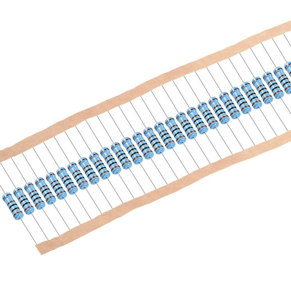 30pcs Metal Film Resistors 1KΩ 1W 1%Tolerances 5 Color Bands